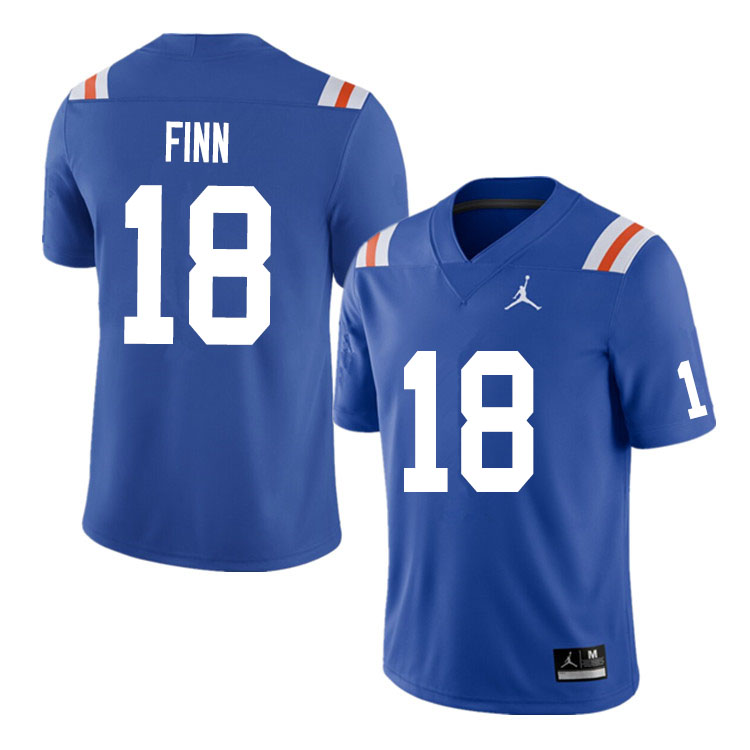 Men #18 Jacob Finn Florida Gators College Football Jerseys Sale-Throwback - Click Image to Close